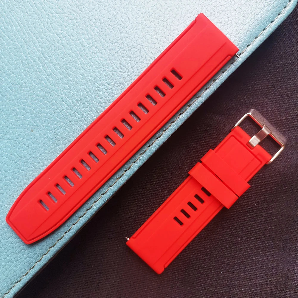 Silicone 22mm strap For Huawei GT 2 3 4 46mm WristStrap For Huawei Watch 4 /3 GT4 GT2 Pro GT2e GT3 SE Magic2 46 Bracelet  Band