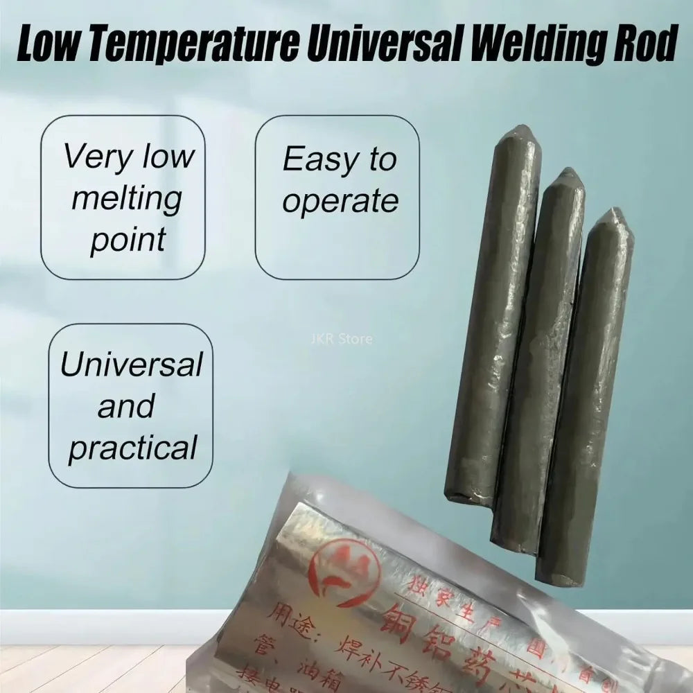 Easy Melt Welding Rods 3 30PCS Low Temperature Soldering Rods for Copper Iron Stainless Steel Aluminum Repair Kit