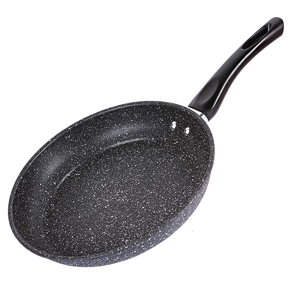 Non-stick frying pan Omelet pan Cooker Pans Pancake Egg Pan Induction Gas Stove Home Frying Pan With 15cm wooden spatula
