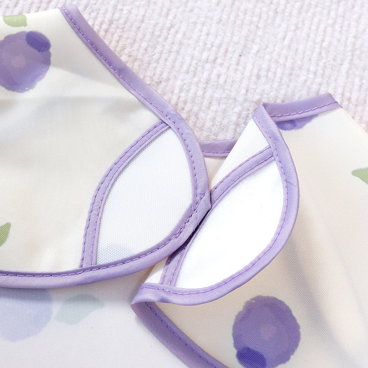 Kangobaby #My Soft Life# New Waterproof Baby Sleeveless Feeding Bib Fashion Full Body Cover