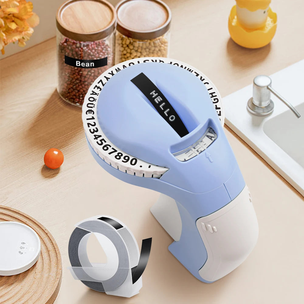 B90 Manual Typewriter Adhesive Sticker Machine B90 Printer Similar as Dymo 12965 Motex E101 Label Maker B90 Handheld Labeller