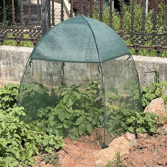 1PC Mesh Plant Sunshade Cover - UV Protection for Garden, Greenhouse, Lawn & Terrace, Durable Outdoor Gardening Fabric