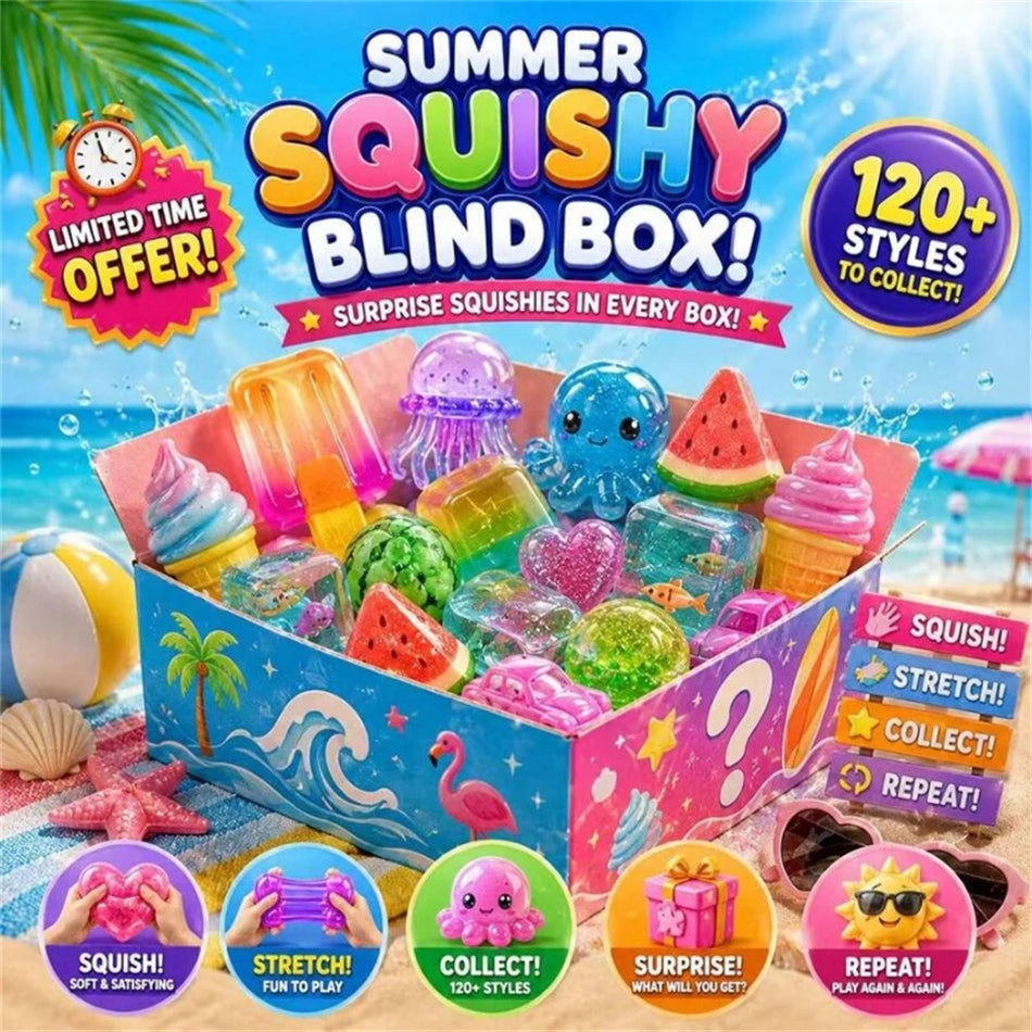 Novelty Mystery Gift Surprise Blind Box Dr Pepper NeeDoh Cube Squishy Squeeze Toy for Adults