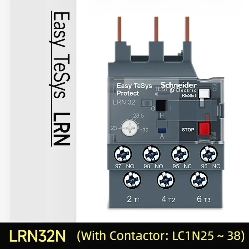 Schneider Electric Three-Pole Thermal Overload Relay LRN10N LC1N AC Contactor Thermal Magnetic Release Protector LAEB1N base
