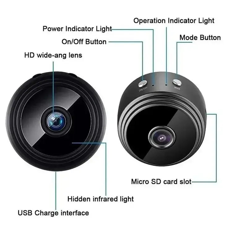 A9 WiFi Mini Camera Recorder Security MonitoringWireless Video Mini Camera Recorder Voice CameraSmart Home For Infants And P