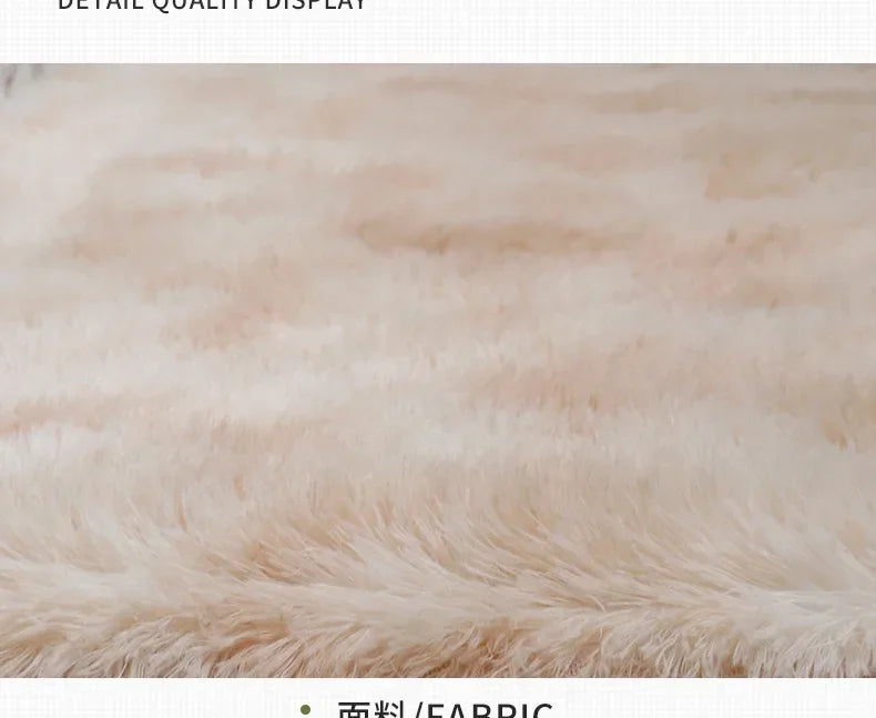 Super Soft Plush Round Rug Mat Fluffy White Carpets For Living Room Home Decor Bedroom Kid Room Decoration Salon Thick Pile