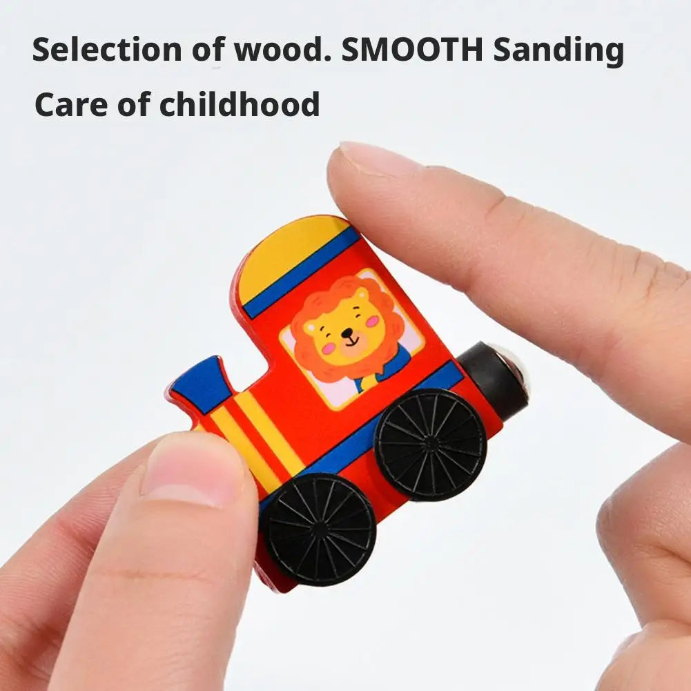Train Set Magnetic Digital Train Puzzle Wooden Number Trains Learning Activities Educational Digital Train Toys Kids Gifts