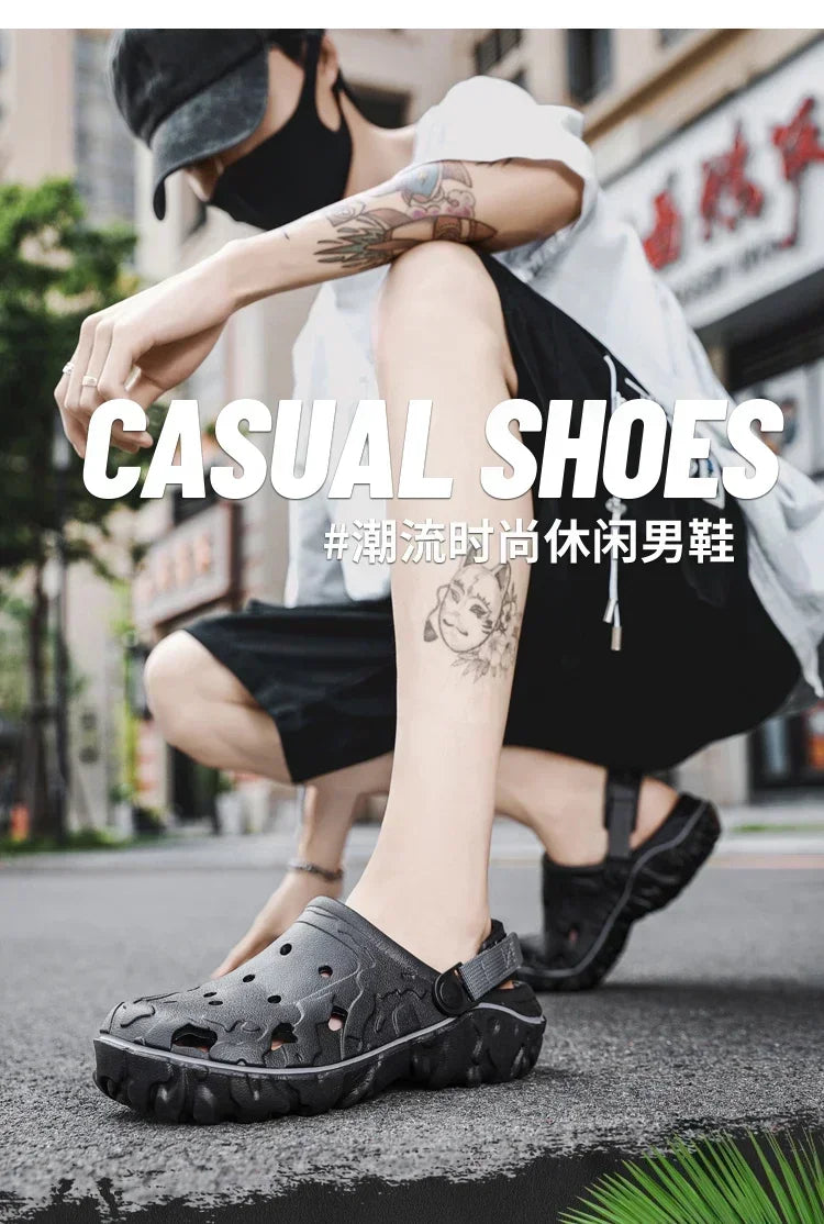 Factory Cheap EVA Men's Clogs Shoes Lightweight Wholesale Plastic Clog Men Beach Working Sandals with Men Clogs&Mules Big Size47