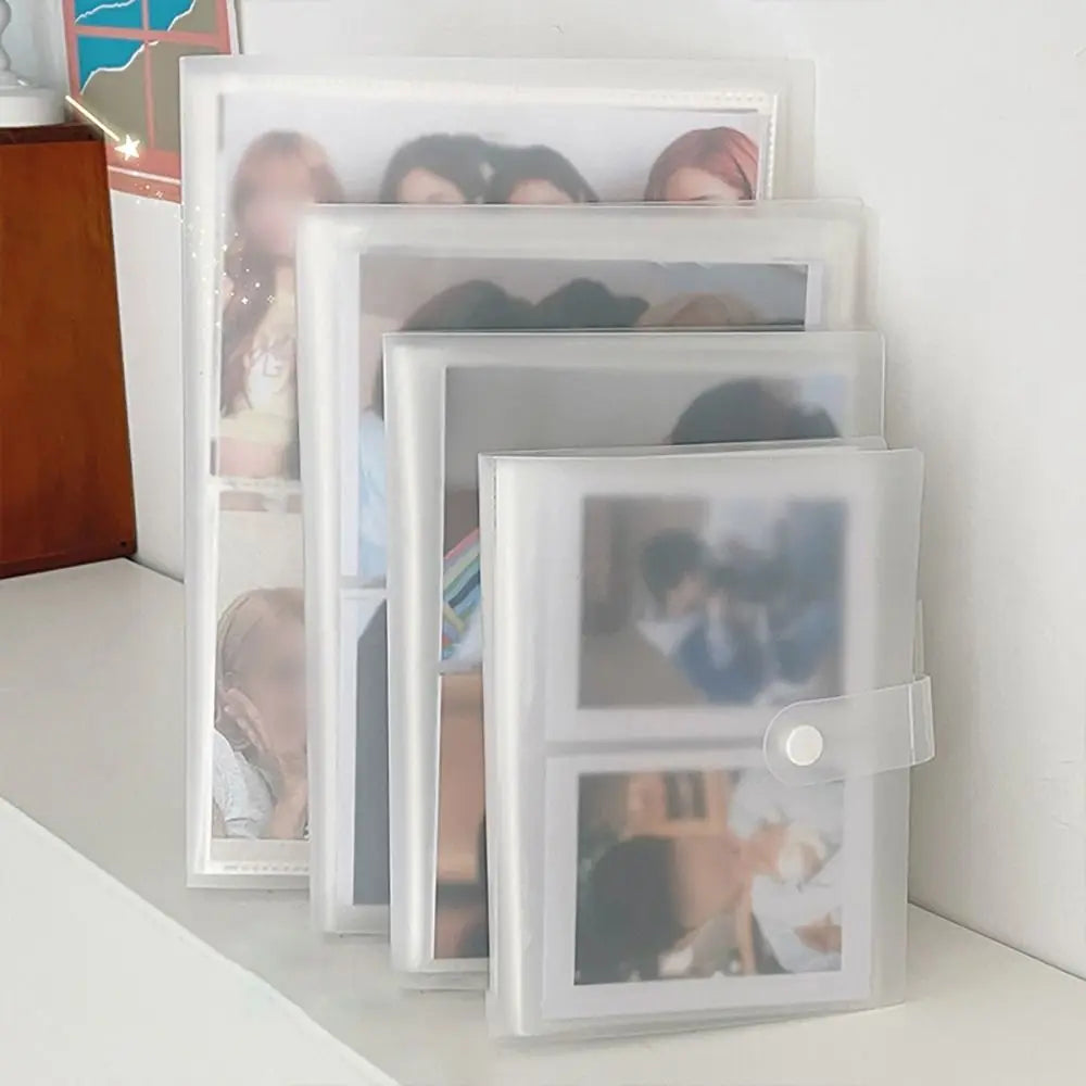 New Collect Book Photo Album 80/160 Slots PVC Picture Card Holder Transparent 3/4/5/6 Inch Photocard Holder Idol Star