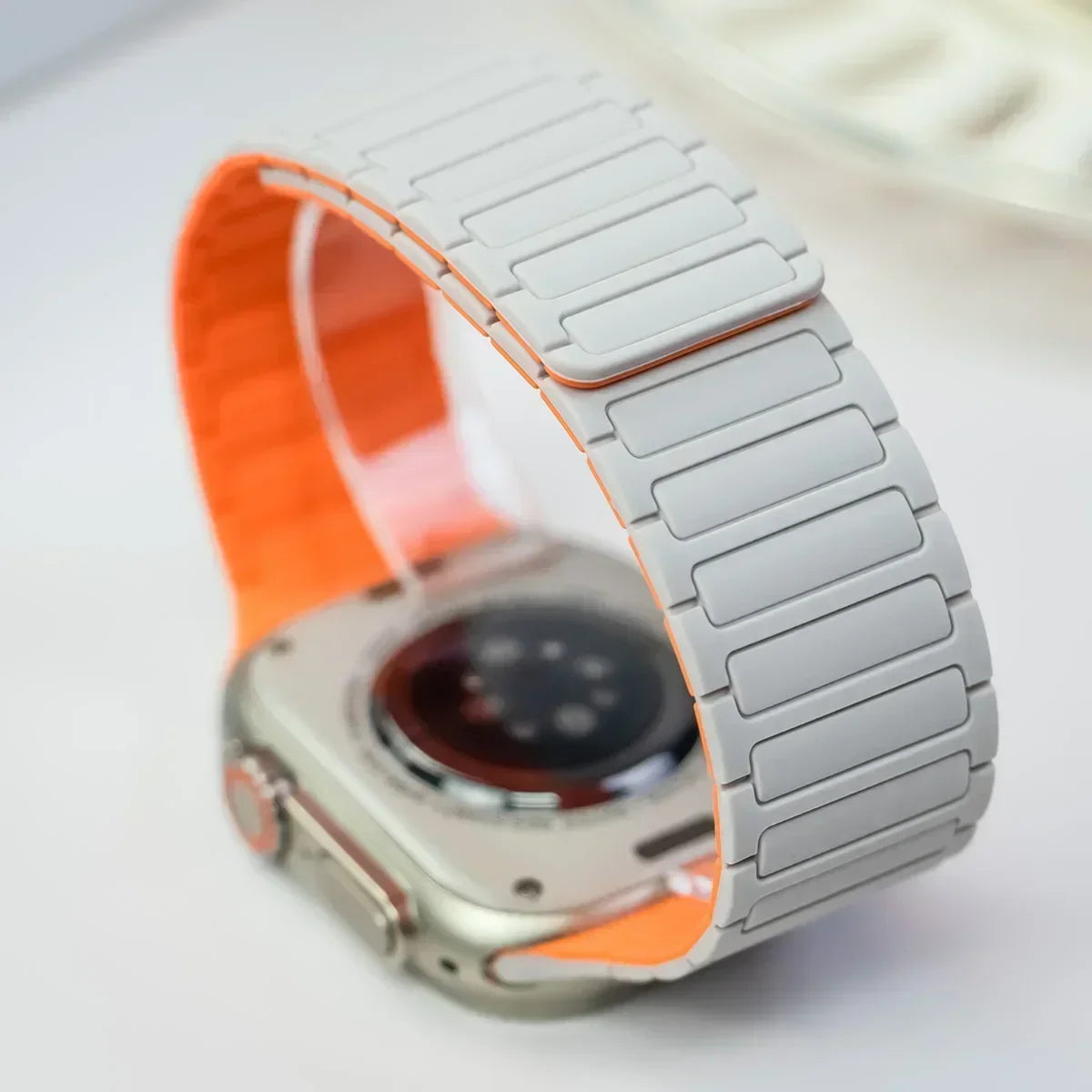 Magnetic Band for Apple Watch Ultra 3 49mm 46mm 42mm 45mm 44mm 40mm 41mm Silicone Strap iWatch Series 11 10 9 8 7 6 SE Bracelet