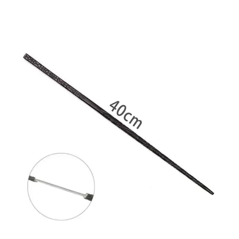 New Anime Cosplay Metal Core Magic Wand Harri Decoration Toy Accessories For Bacchetta Di Plastic Pottee Magic Stick