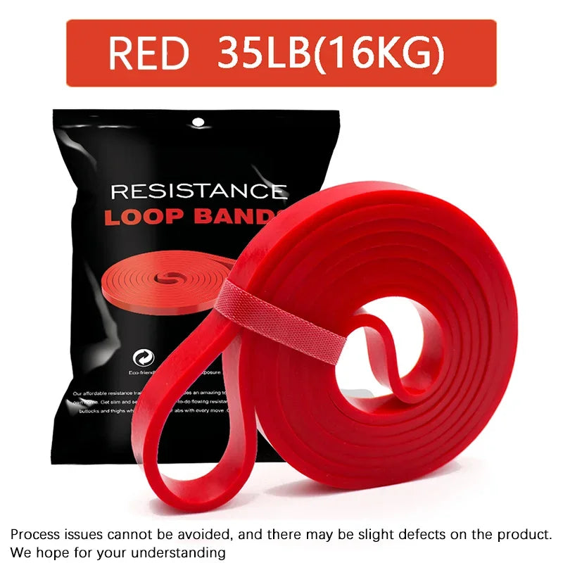 Heavy Duty Resistance Band Set Latex Elastic Bands for Pilates Workout Fitness Pull up Assist Training Body Shape Exercise