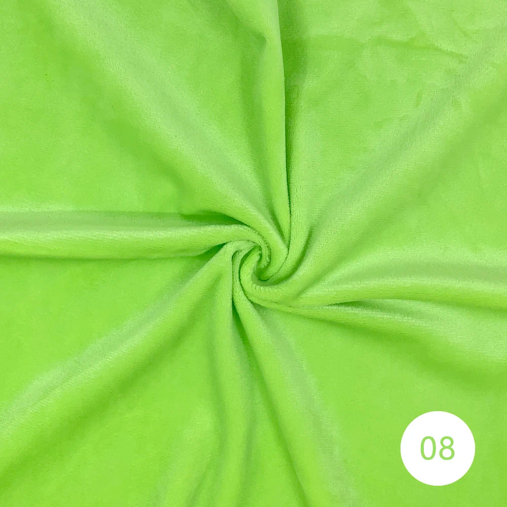 1.5mm Super Soft Short Plush Fabric Thick Crystal Super Soft Flannel Plush Toy Handmade Diy Fabric 45x50cm