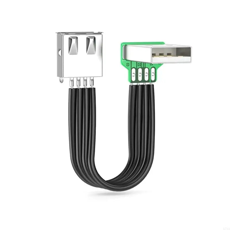 920L FPV Flat Thin Ribbon FPC Cable Standard USB A Male to Female Flexible Silicones Power Cord 480Mbps Transfer Speed