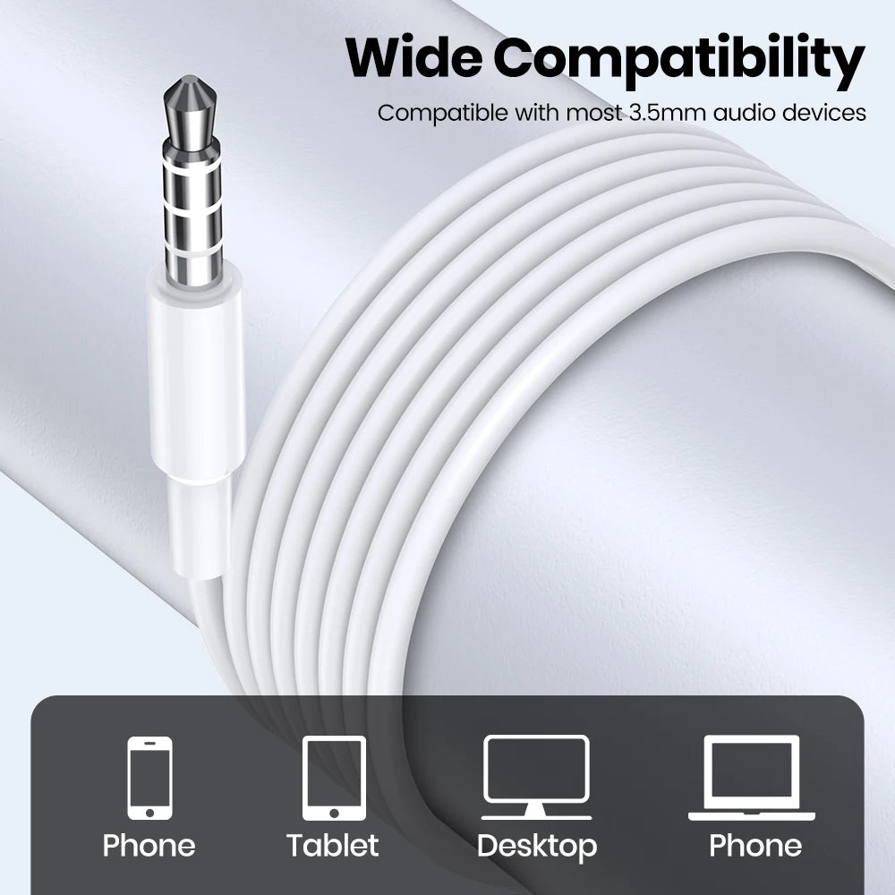 TOPK Earphone In-Ear Volume Control with Microphone 3.5mm Jack Universal for iPhone Android