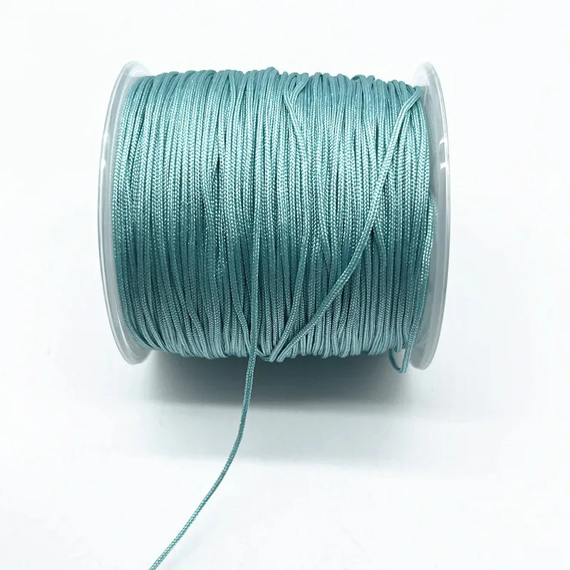 100M/Roll 0.8mm Nylon Cord Thread Chinese Knot Macrame Cord Bracelet Braided String DIY Tassels Beading Shamballa String Thread