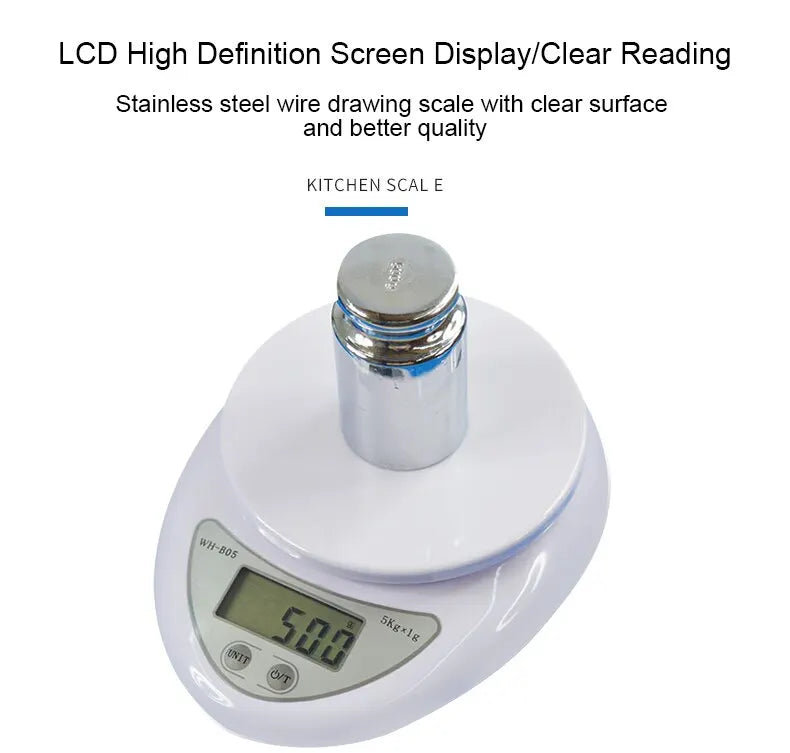 5KG/1G Mini Portable Electronic Digital Kitchen Scale Food Scale Balance weighing LCD Display Measuring Kitchen Accessories Tool