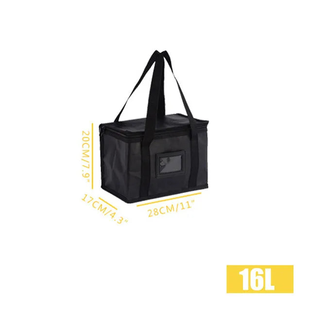 Reusable Insulated CoolerBag PremiumAluminum Foil Thermal Storage Bag Lightweight Portable ZipperLunch Bag for Camping Party Use