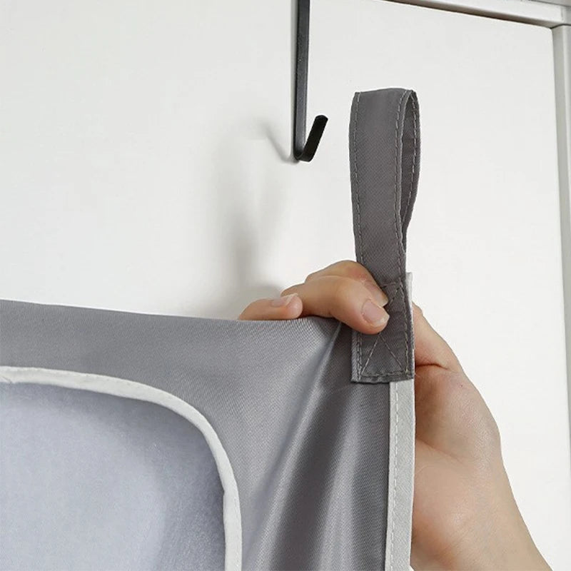 1PC Door Hanging Laundry Basket Wall Mounted Dirty Clothes Storage Box Household Sundries Storage Bag Storage Bag