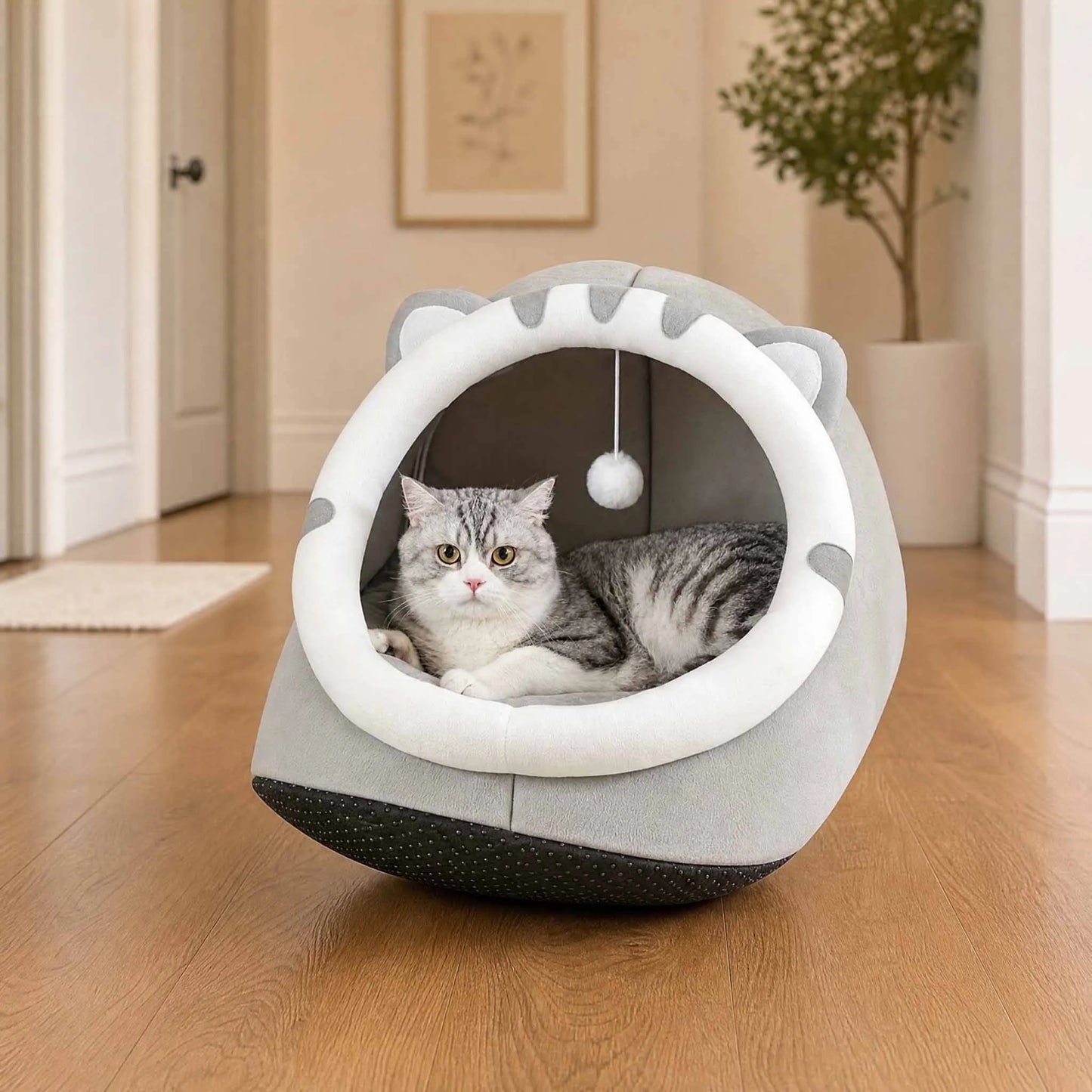 Super Cat Bed Warm Pet House Kitten Cave Cushion Cat House Warm Sleeping Dog Basket Tent Small Dog Mat Supplies Bed For Cats