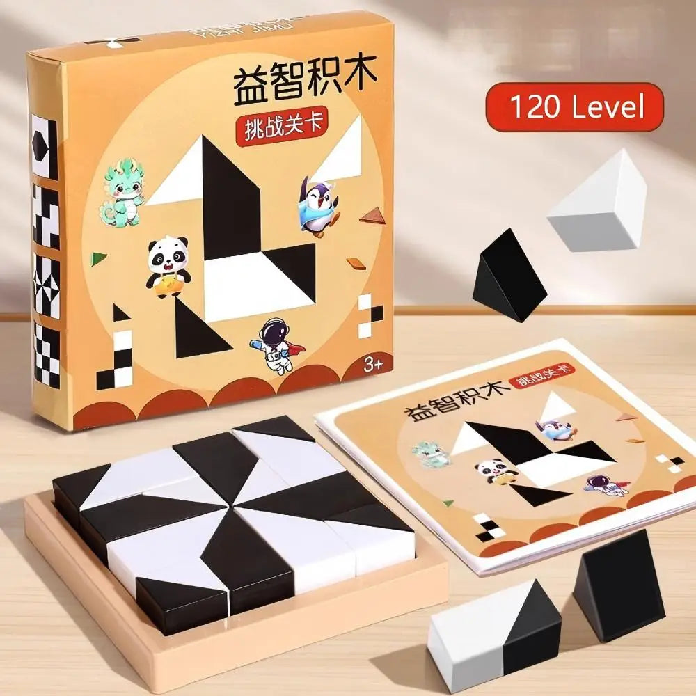 Hidden Block Puzzle 120 Level ABS Material Interesting Enhances Logic and Spatial Reasoning Suitable for 6 Years Old