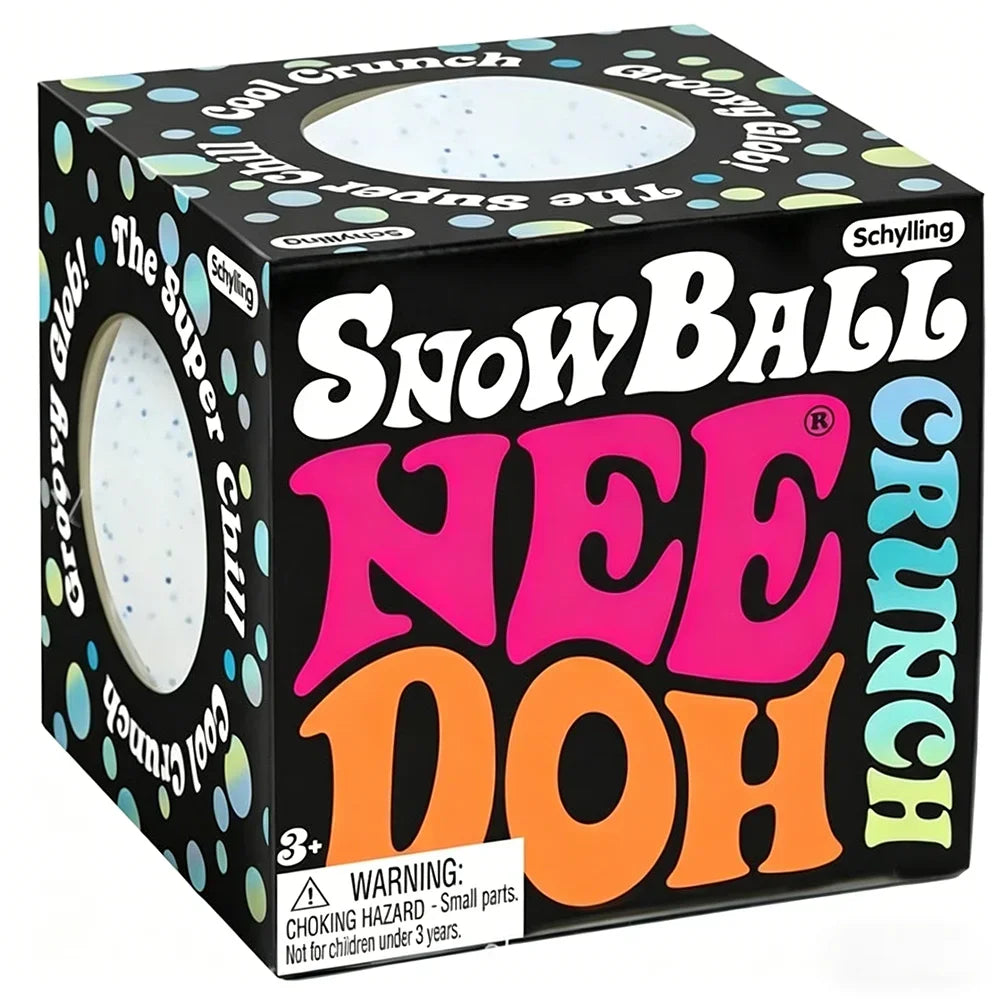 Schylling Needoh New Product NeeDoh Snow Ball Crunch Snow Ball Crunch Stress Relief Toy Anti-Anxiety Squeeze Toy Party Prop Gift