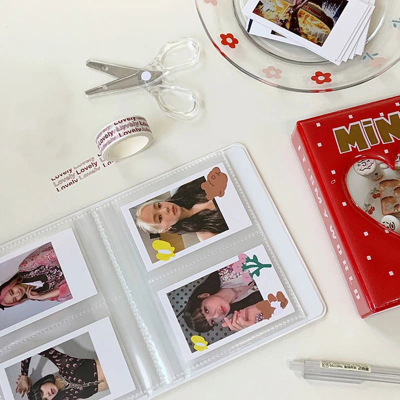 36/64/128 Pockets Mini Photo Album Cartoon Album Photo Photocard Holder Book Collect Kpop Album De Fotos Kpop Photocard Binder