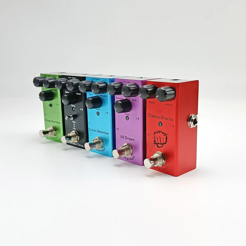 Electric Guitar Pedal Vintage Overdrive/US Dream/Classic Chorus/Vintage Phase/Tremolo/Analog Delay/Digital Delay/Ultimate Drive