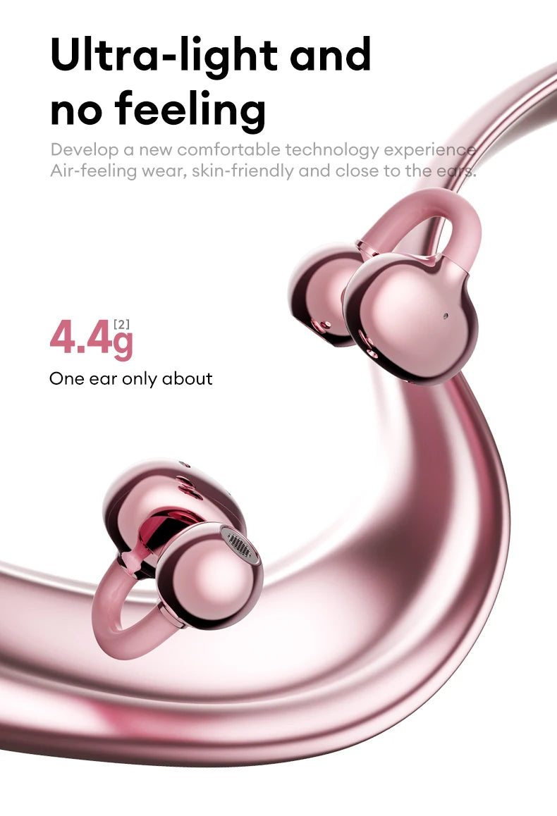 Choice Lenovo LE302 OWS Ear clip Wireless Earphones Low Latency HD Call Bluetooth Headphones HiFi Music Sport Fashion Earbuds
