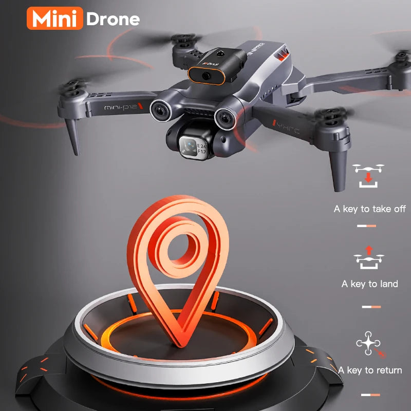 8K Dual Camera Obstacle Avoidance Drone Aerial Photography Laser Obstacle Avoidance Option Flow Helicopter Gift Toy Kid RC Drone