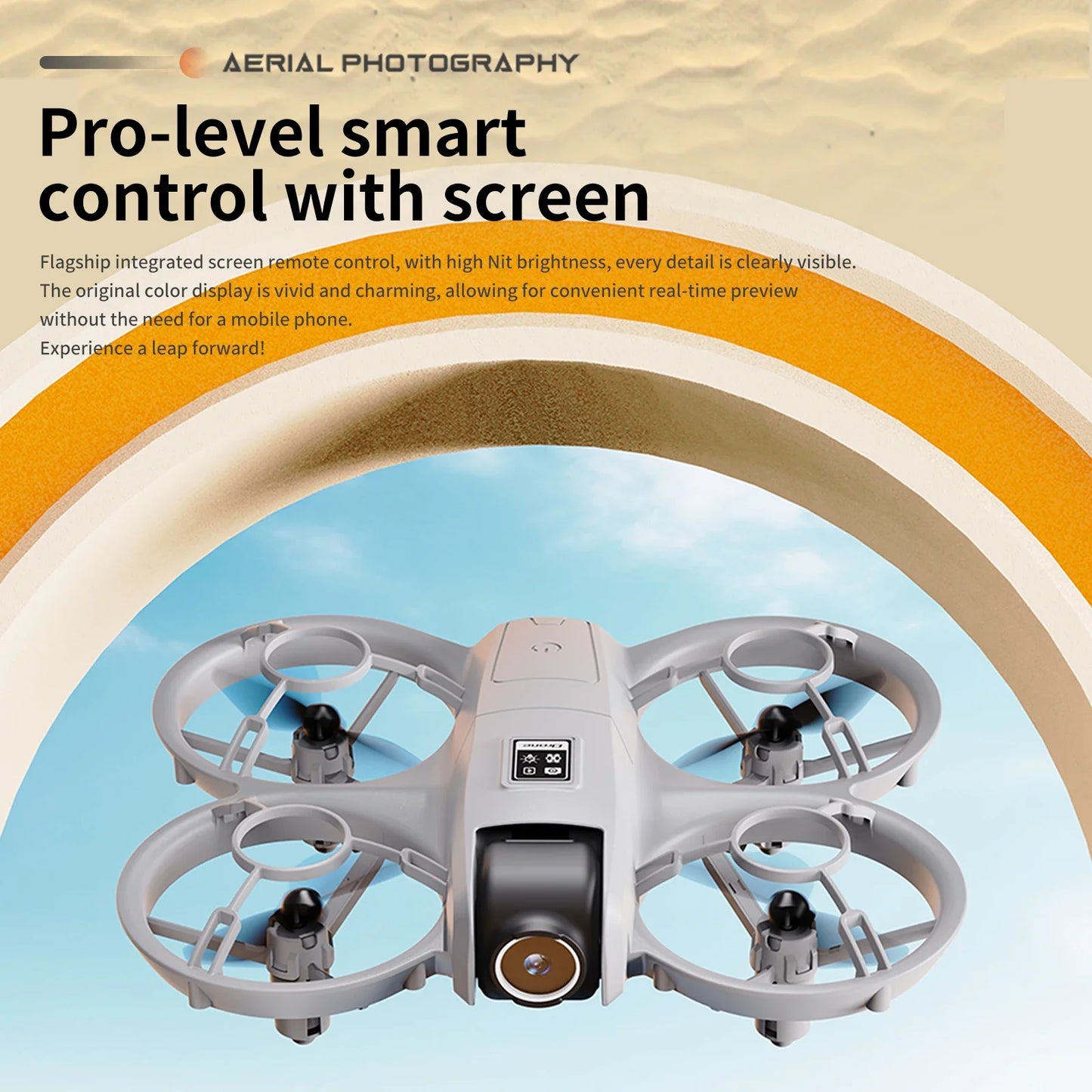 YP6 Mini Drone 8K Aerial HD Camera Drone 5G WIFI Record Large Screen Remote Control Intelligent Obstacle Avoidance Aerial Drone