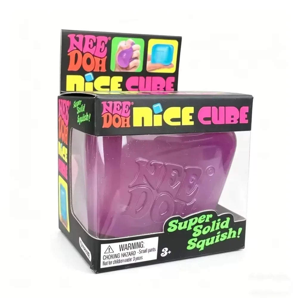 Needoh Sensory Cube Nice Cube, Sensory Toys, Anti-Stress Cube, Stress Relief Blocks, Stress Relief Puzzles, Toy for ADHD