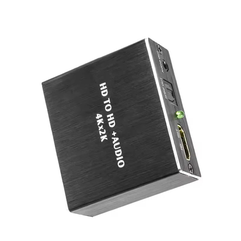 4K x 2K Video Audio Extractor HDTV to 3.5MM Audio Converter SPDIF Optical TOSLINK Stereo Out Splitter Adapter