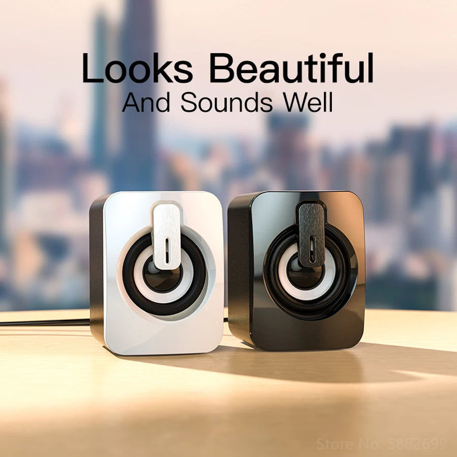 Computer Speaker For PC Laptop Desktop Caixa De Som Sound Box Music Audio System Bocina Column Acoustics Coluna Amplified Unit