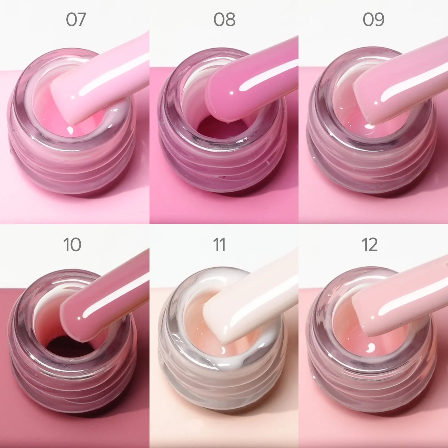 CANNI Nail Gel Polish HEMA/TPO FREE Extension UV Gel Builder Nail Gel In Bottle Semi Permanent Rubber Base Self-leveling Gel