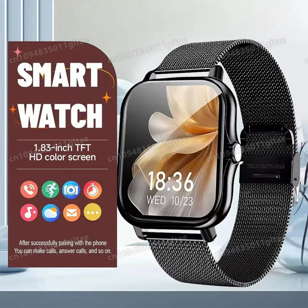 New Smartwatch BT Call Health&Sleep Monitoring 1.80''HD Screen Kids Smart Watch Waterproof Fashoin Sports Bracelet For Women Men