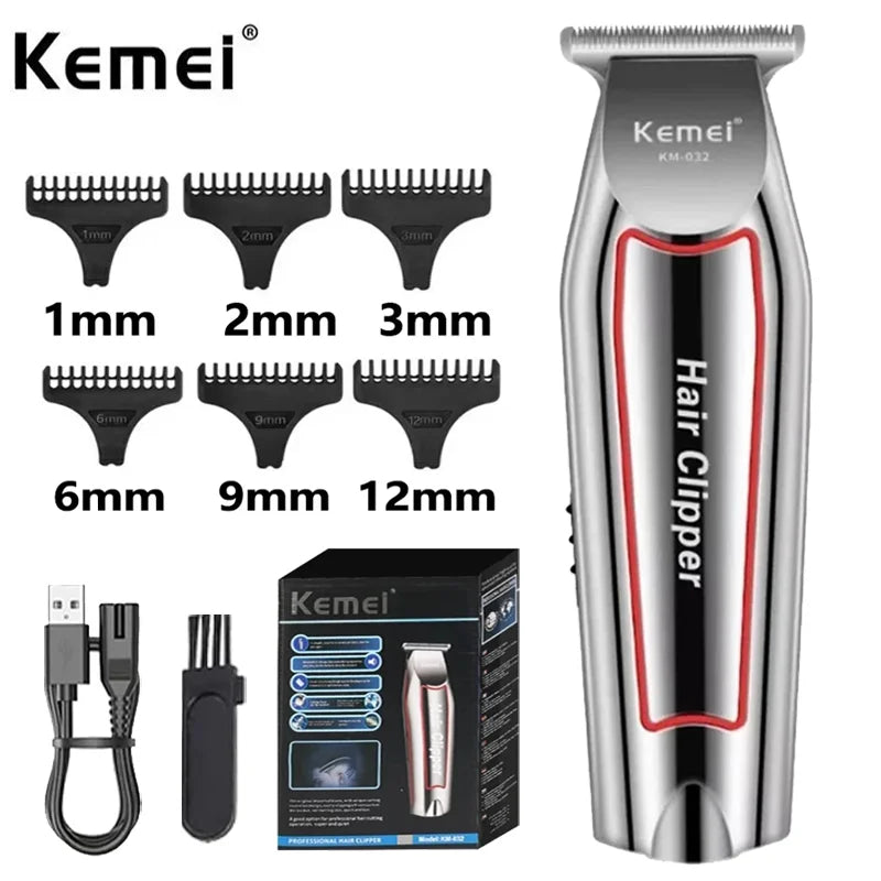 KEMEI Profession Hair Trimmer Electric Beard Trimmer for Men Hair Clipper Hair Cutter  Machine Hair Cut Grooming Kit KM-032