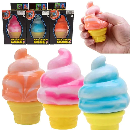 New Schylling Needoh Ice-Cream Sensory Toys Stress Relieving Blocks Pinching Relieving Puzzle Solving Venting Children Souvenir