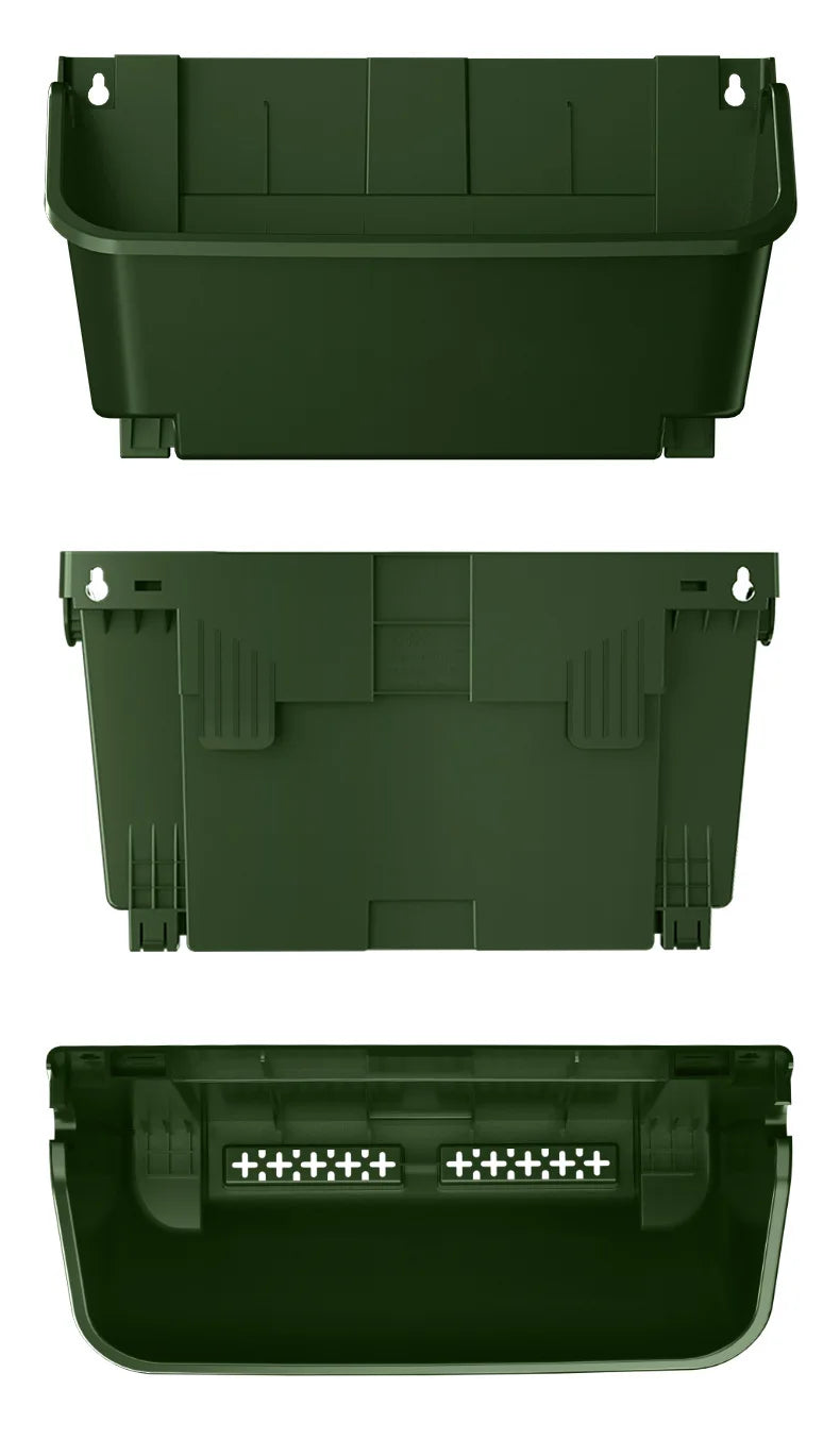 1Pc Plastic Flower Pots Vertical Plant Walls Three-dimensional Green Container Enclosures Planting Boxes Planters Forest Boxes
