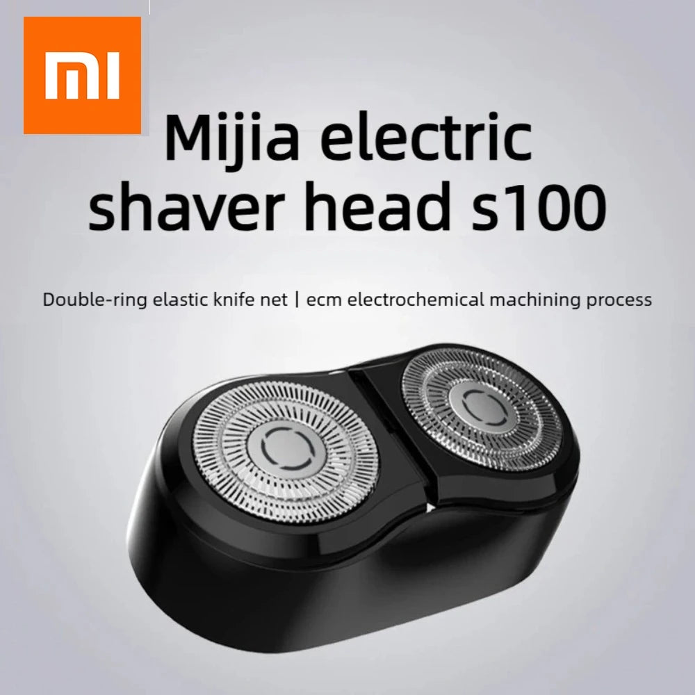 Mijia Shaver S100 Shaver Head Replacement S100 Electric Razor Head IPX7 Waterproof Shaving Machine Beard Trimmer Blade