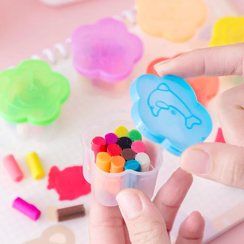 12 Boxes DIY Colorful Clay Handmade Plasticine Toy for Kids Birthday Party Favors Kindergarten Rewards Goodie Bag Pinata Fillers