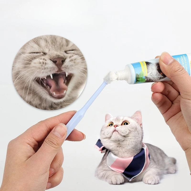 360° Pet Toothbrush Cat Toothbrush Soft Brush for Dog Mouth Cleaning Brush Pet Dental Care Cat Tongue Sensory Cleaning Brush