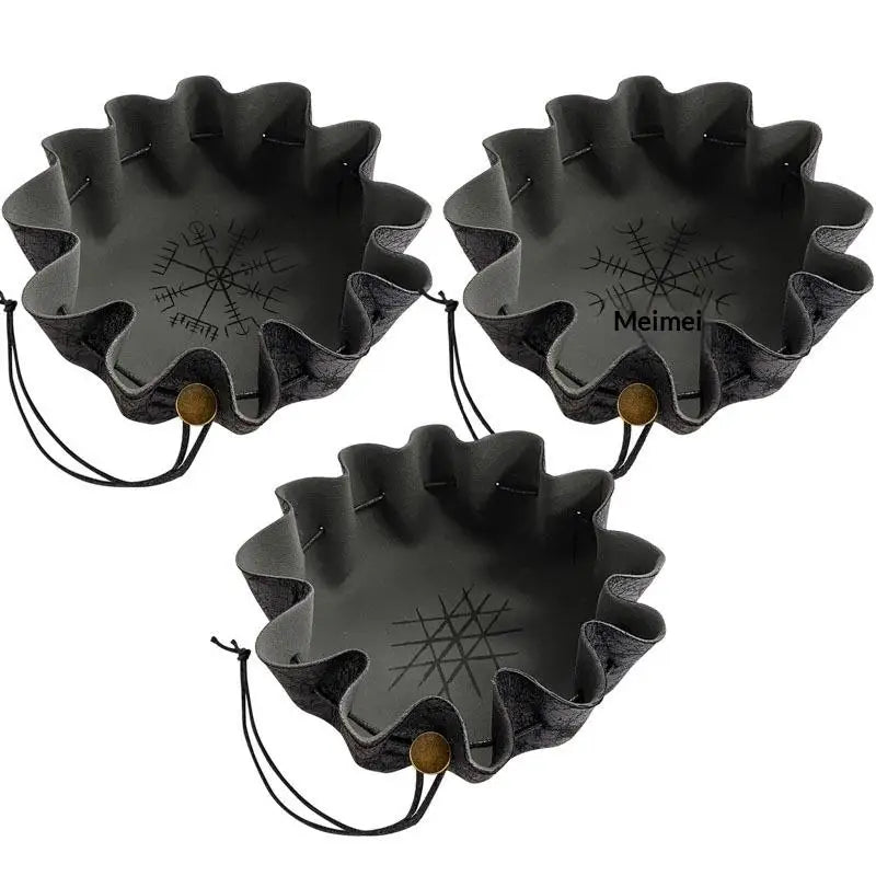[THG] Drawstring Bag Dices Tray Dices Storage Case Drawstring Small Accessories Storage For Jewelry Coin Keys