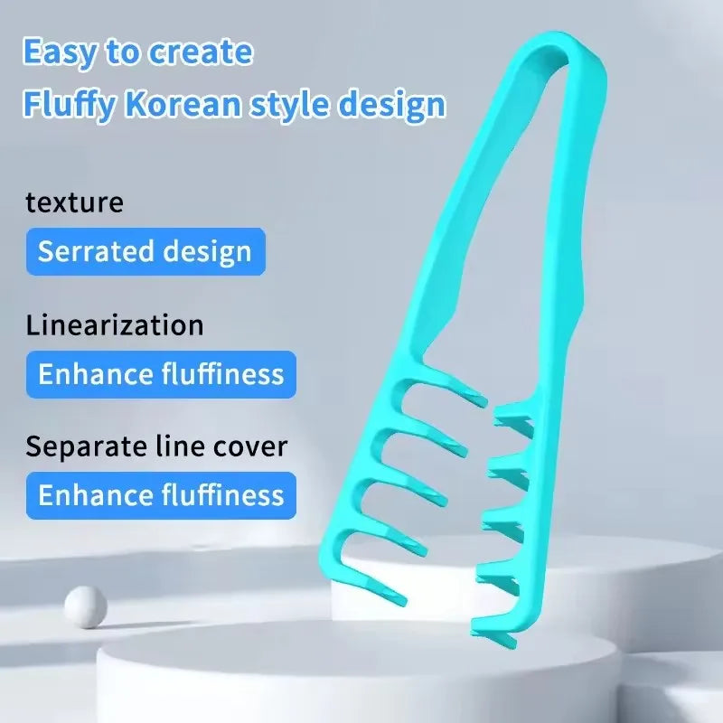 1/2/5Pcs Volumizing Wide-Tooth Hair Styling Comb Curling Tools Fluffy Texture For Men Ideal For All Hair Types Hairstyling Tools