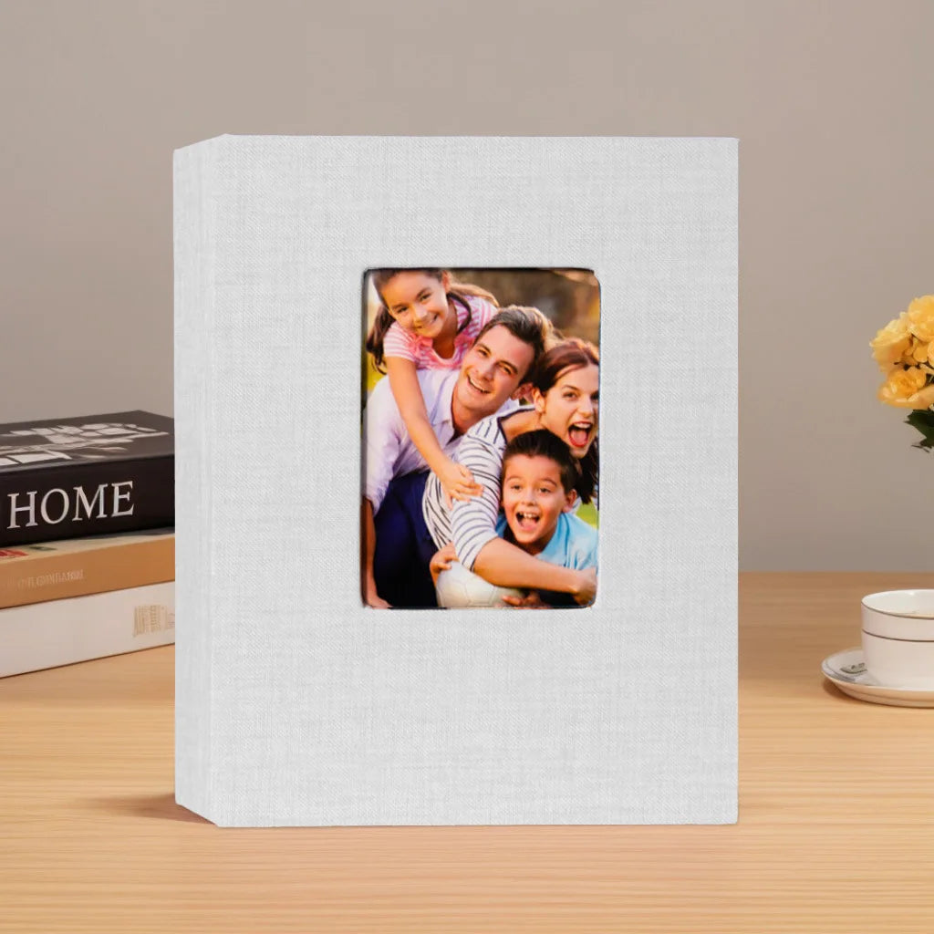 7-inch 100-piece Photo Album Bookshelf Album Fabric Cover Album Suitable For Storing Family Anniversary And Wedding Photos