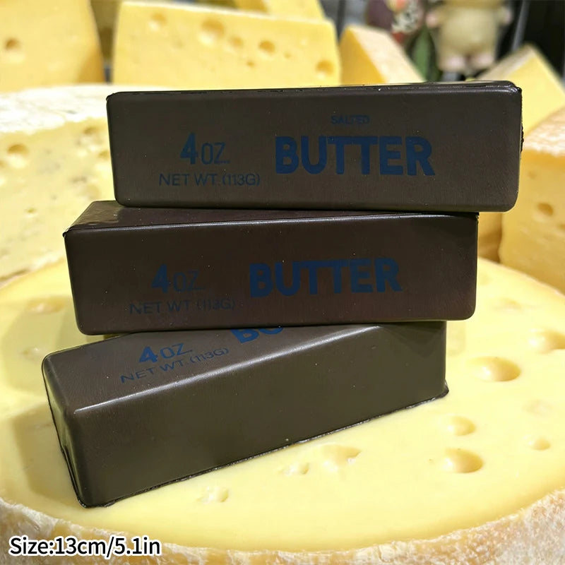 Butter Sticks Squeeze Squishy Sensory Stress Ball Stress Relief Anti-Anxiety Butter Chocolate Party Favors Gift 버터 해압