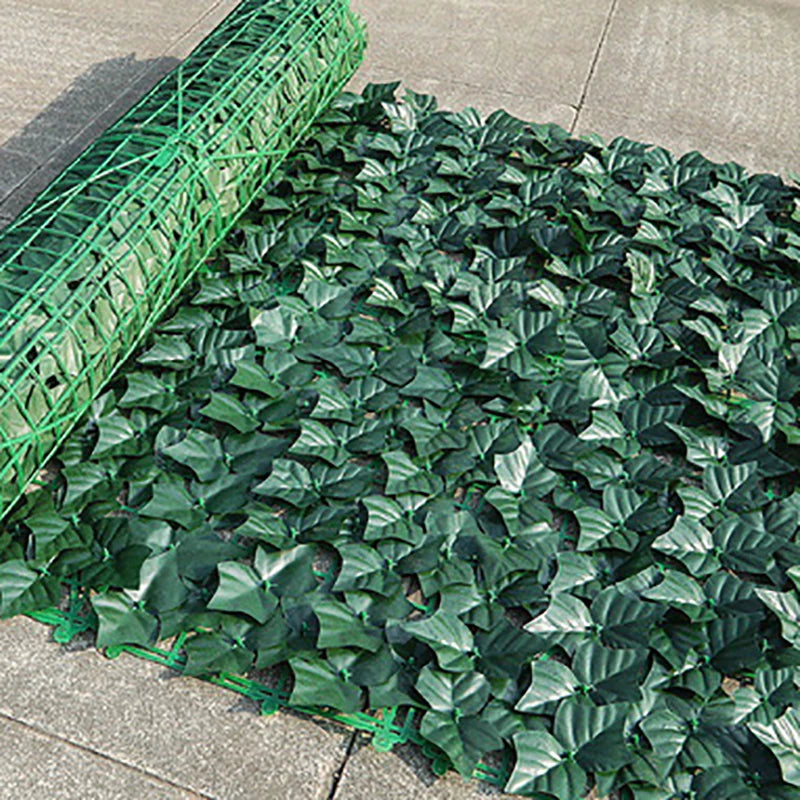 For Home Outdoor Garden Balcony Decoration 0.5X3m Artificial Ivy Hedge Green Leaf Fence Panels Faux Privacy Fence Screen