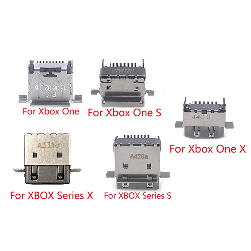 1-10pcs Original For XBOX ONE Series X HDMI-compatible Port Socket Interface Connector Replacement For XBOX ONE Slim S ONE X