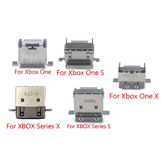1-10pcs Original For XBOX ONE Series X HDMI-compatible Port Socket Interface Connector Replacement For XBOX ONE Slim S ONE X