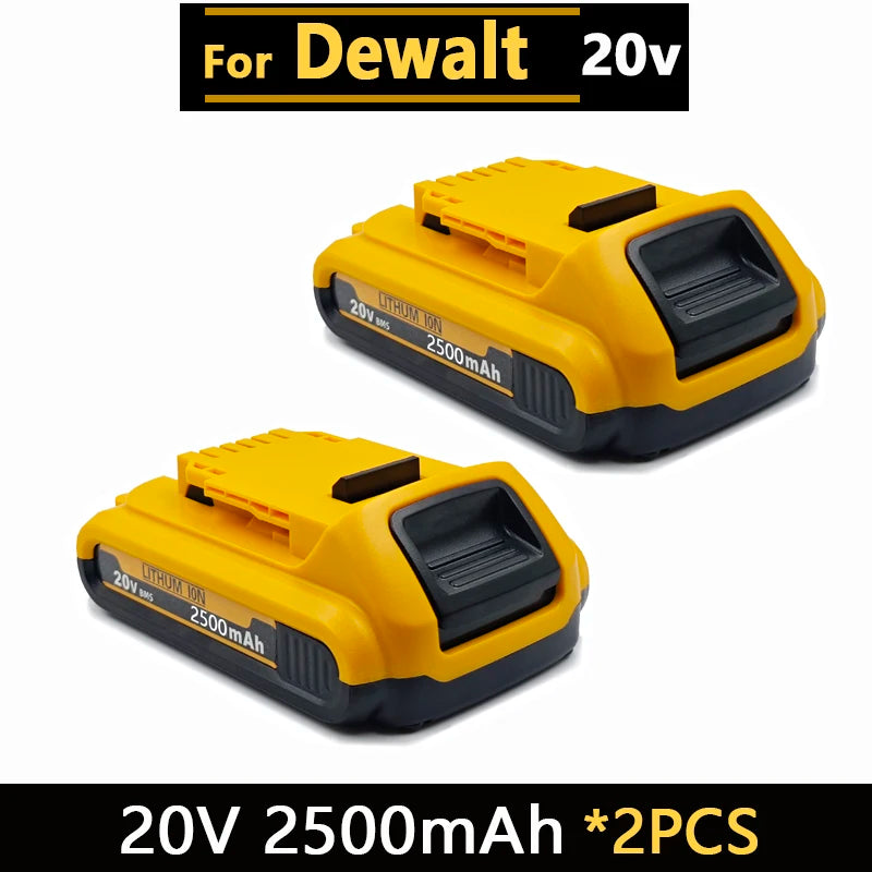New High-power For DEWALT 20v/60V battery DCB200 DCB205 DCB206  * power tool 18V battery 3AH 8AH 12AH 18AH batteries  DCD805
